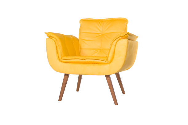 yellow arm chair